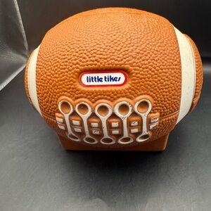 Little Tikes Football Bank Vintage Blowmold. 8.5"x7" Game Room Kids Toy NFL